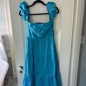 Staud Elio Dress, bright blue, NWT
